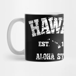 Hawaiian Aloha State Graphic Vintage Hawaiian Islands Mug